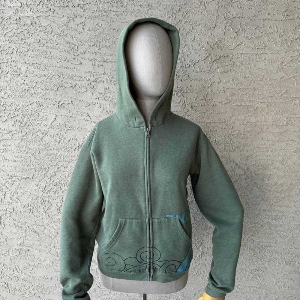 TNA SAGE Y2K "LIGHTHOUSE" ZIP UP HOODIE